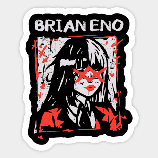 brian eno gen z Sticker